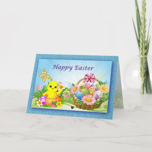 Påsk Önskemål Helgkort (Framsida)