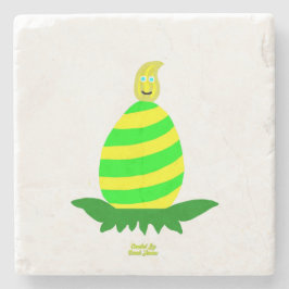 Påsk Önskemål Marble Stone Underlägg