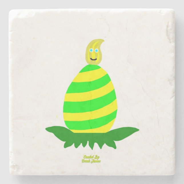 Påsk Önskemål Marble Stone Underlägg (Framsidan)