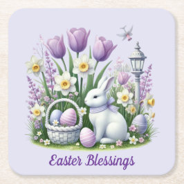 Påsk Önskemål Underlägg Papper Kvadrat