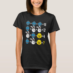 Påsk operationsorder Quiz Math Teacher-pasta T Shirt