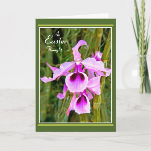 Påsk Orchid Helgkort