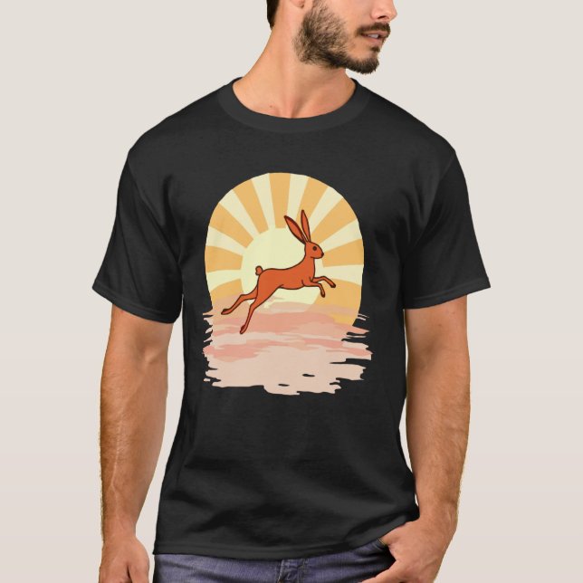Påsk Ostara Eostre Pagan Häxkonst Vår Måne T Shirt (Framsida)