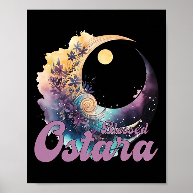 Påsk Ostara Eostre Pagan Witchcraft Vår Måne Poster (Framsidan)