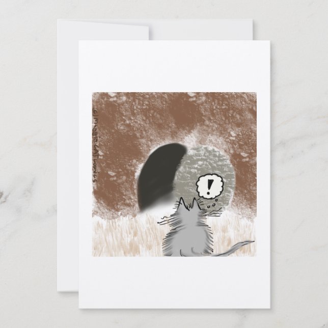 Påsk överraskning tack kort (Framsida)