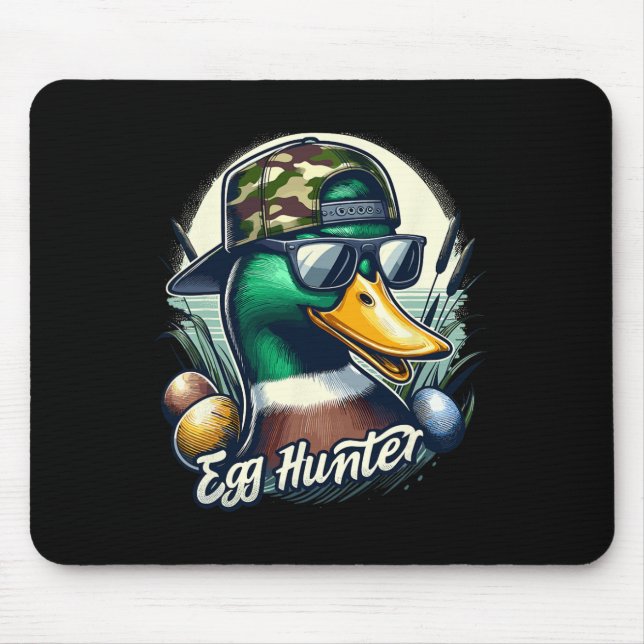 Påsk på Mallard Anka ligger hunt på Påsk Camo Duc Musmatta (Framsidan)