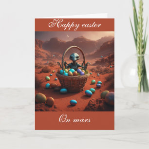 Påsk på mars kort
