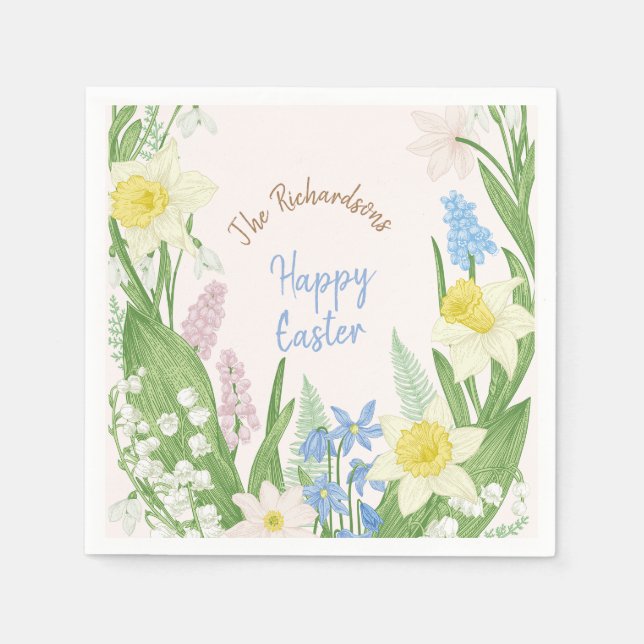 Påsk Pappersservett (Framsidan)