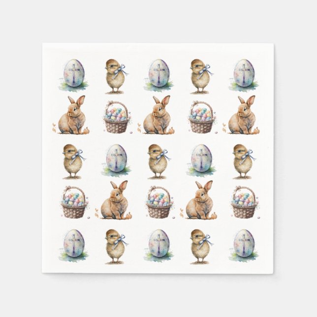 Påsk Pappersservett (Framsidan)