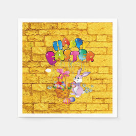 Påsk Pappra Napkins Pappersservett