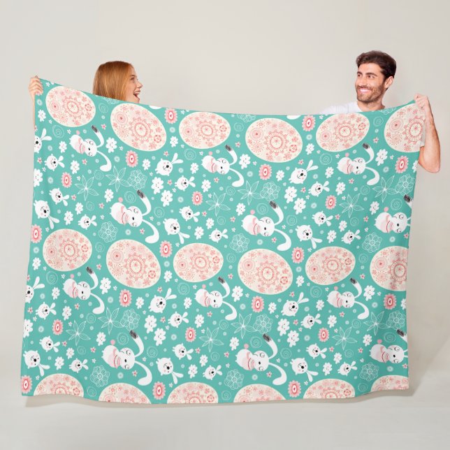 Påsk Parad Fleece Blanket (På plats)