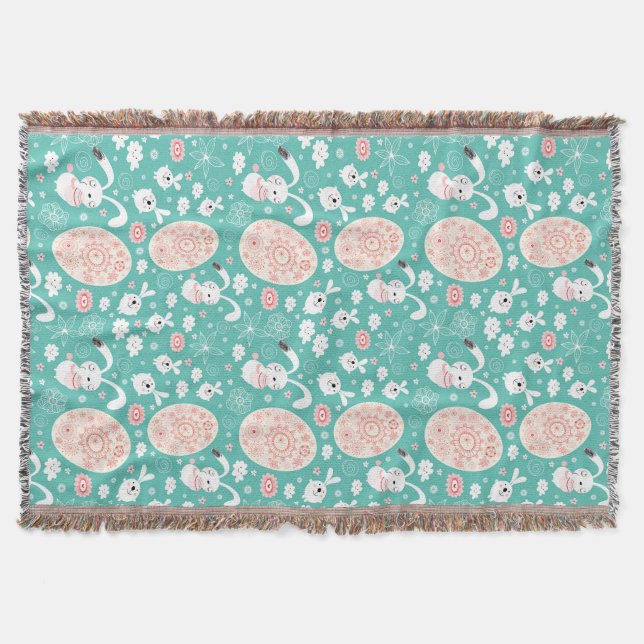 Påsk Parad Throw Filt (Framsidan)