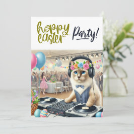 Påsk Party för Cat Lovers Inbjudningar