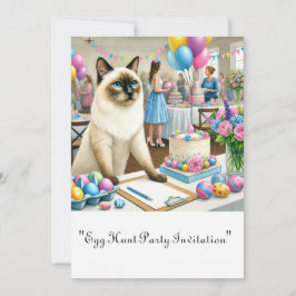 Påsk Party för Cat Lovers Inbjudningar