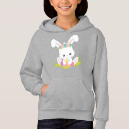 Påsk, Påskägg, Cute Bunny, White Bunny T Shirt