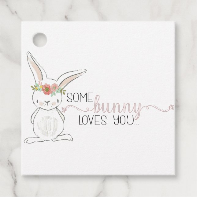 Påsk, Påskhare, Påsk Gåvor Etiketter (Framsida)