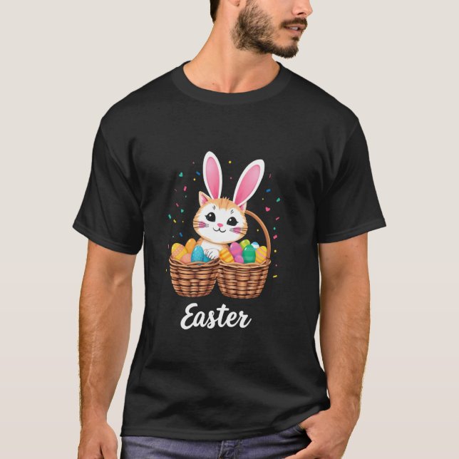 Påsk påskkatt t shirt (Framsida)