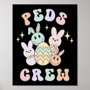 Påsk Peds Nurse Bunny Akut Squad Pedichild Poster