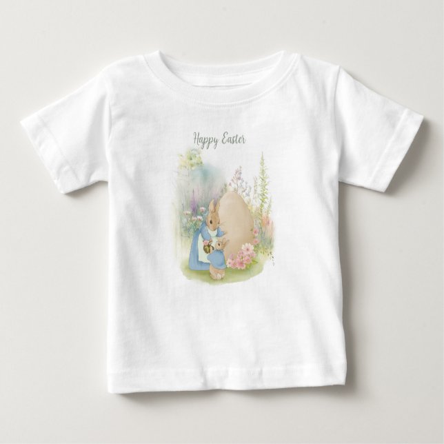 Påsk Peter Rabbit Baby T-Shirt (Framsida)