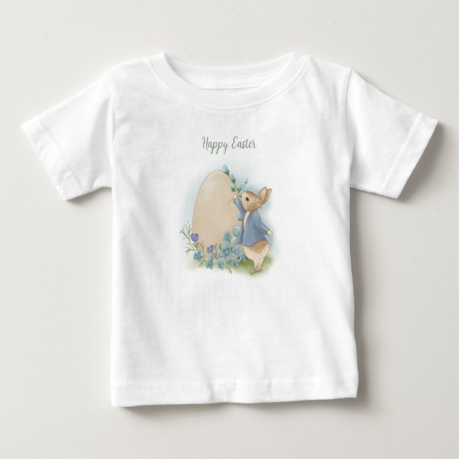 Påsk Peter Rabbit Baby T-Shirt (Framsida)