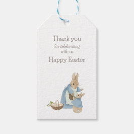 Påsk Peter Rabbit Gift Märkres Presentetikett
