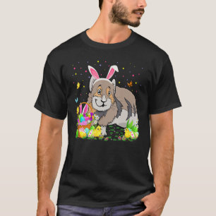 Påsk Pika Bunny Egg Hunting Pika Påsk Söndag T Shirt