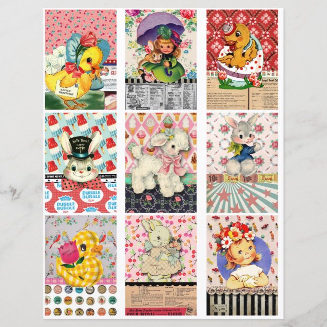 Påsk Pocket-kort Påsk ATC-kort (Framsida)