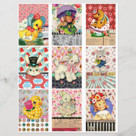 Påsk Pocket-kort Påsk ATC-kort