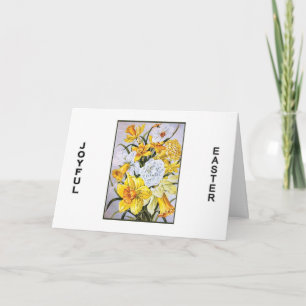 Påsk Poems and Prayers - Narcissus Helgkort