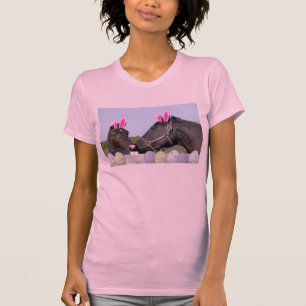 Påsk Pony och Horse T Shirt