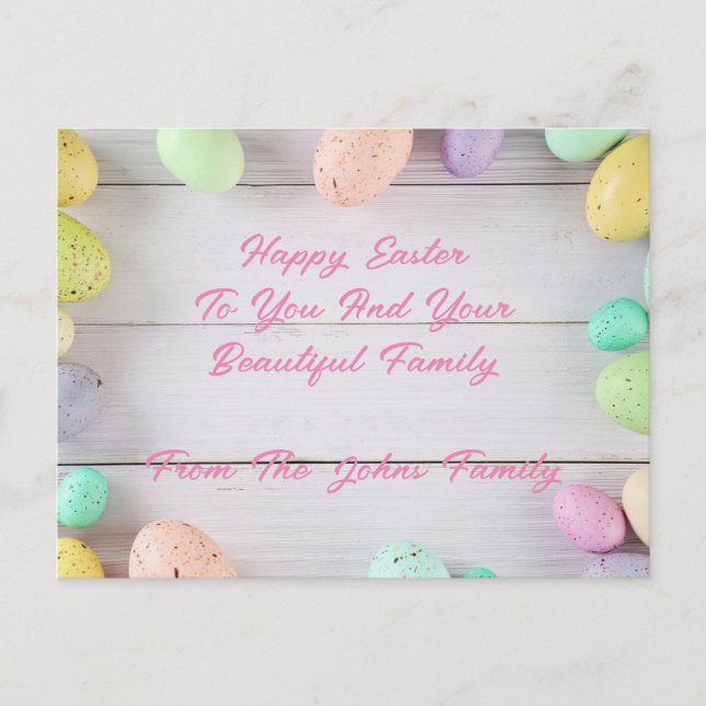 PÅSK POSTCARD VYKORT (Framsida)