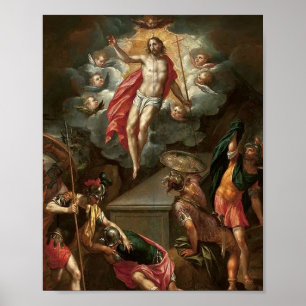 Påsk Poster att Jesus återförs