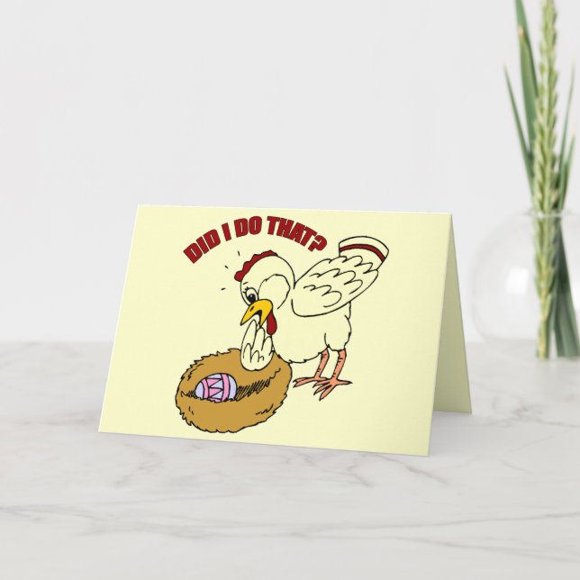 Påsk Presenter och Påsk Tee Shirts Helgkort (Framsida)