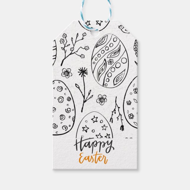 Påsk Presentetikett (Framsidan)