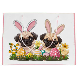 Påsk Pug Hundar Bunny Öron