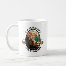 Påsk Pun | Anpassad familjefoto 2025 Färgning Kaffemugg