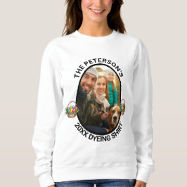 Påsk Pun | Anpassad familjefoto 2025 Färgning T Shirt