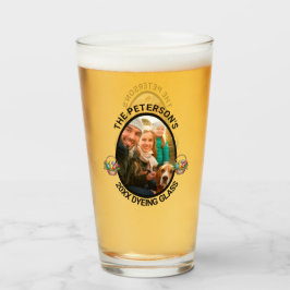 Påsk Pun | Anpassningsbar 2025 Family Photo Dyeing Glaskopp