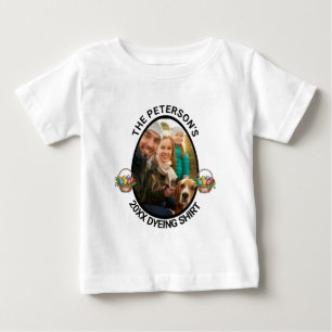 Påsk Pun   Anpassningsbar 2025 Family Photo Dyeing T Shirt
