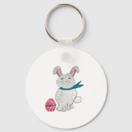 Påsk Rabbit Nyckelring