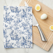 Påsk Rabbits Chinoiserie Mönster