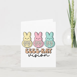 Påsk Radiology Bunny Eggs-ray Vision Xray Tech R Kort