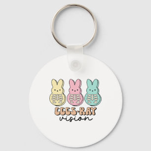 Påsk Radiology Bunny Eggs-ray Vision Xray Tech R Nyckelring