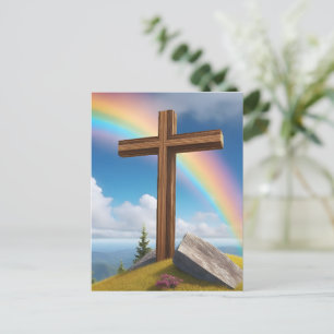 Påsk Rainbow, AI-genererad Vykort
