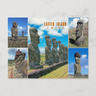 Påsk (Rapa Nui), Chile Vykort