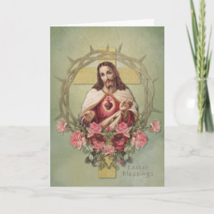 Påsk Religiös Uppståndelse Jesus Bön Högtid Helgkort