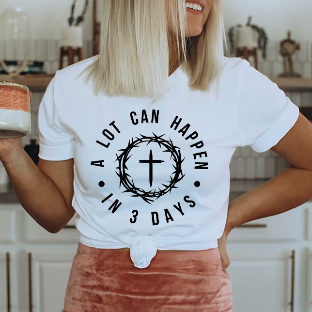 Påsk Religiösa Christian Faith Quote T Shirt (Religious Quote Shirt)