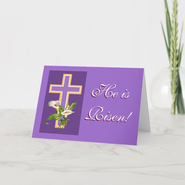 Påsk religiösa-kort helgkort (Framsida)
