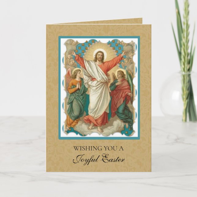 Påsk Religiösa Resurrection Jesus Christian Helgkort (Framsida)