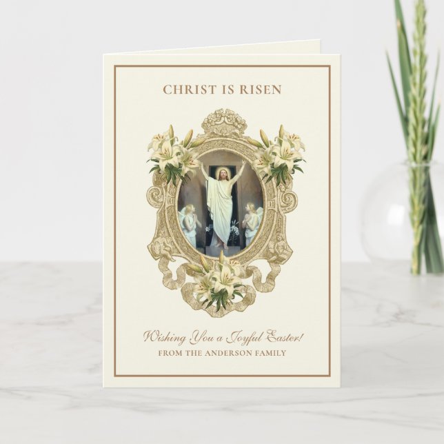 Påsk Religiösa Resurrection Jesus Christian Helgkort (Framsida)